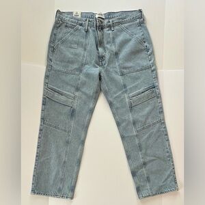 AGOLDE Cooper Cargo Jeans in Rank | Size 34 | NWT